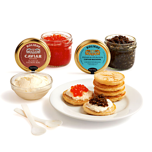 Sturgeon Caviar / Alaskan Salmon Roe Gift Set