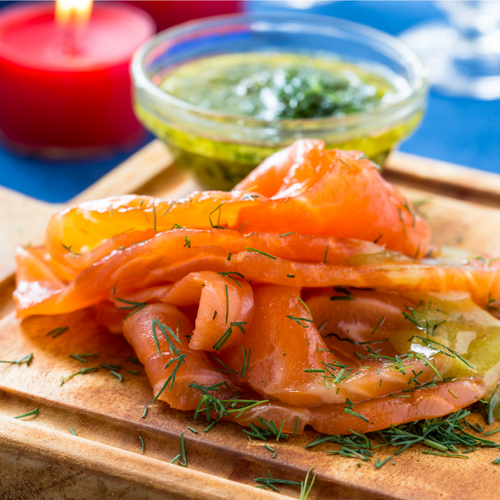 Salmón Ahumado Con Eneldo (Gravlax)