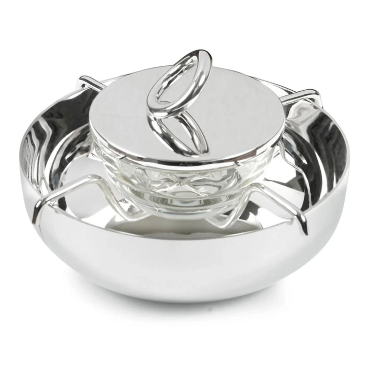 Christofle Vertigo Silver Plated Caviar Serving Set