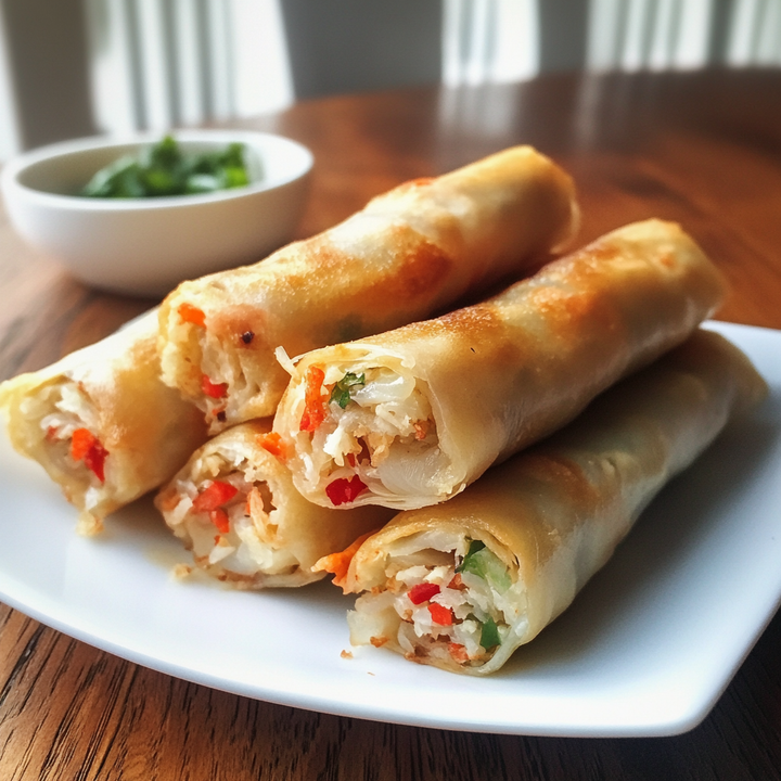 Huge Crispy Crab Spring Rolls 6"