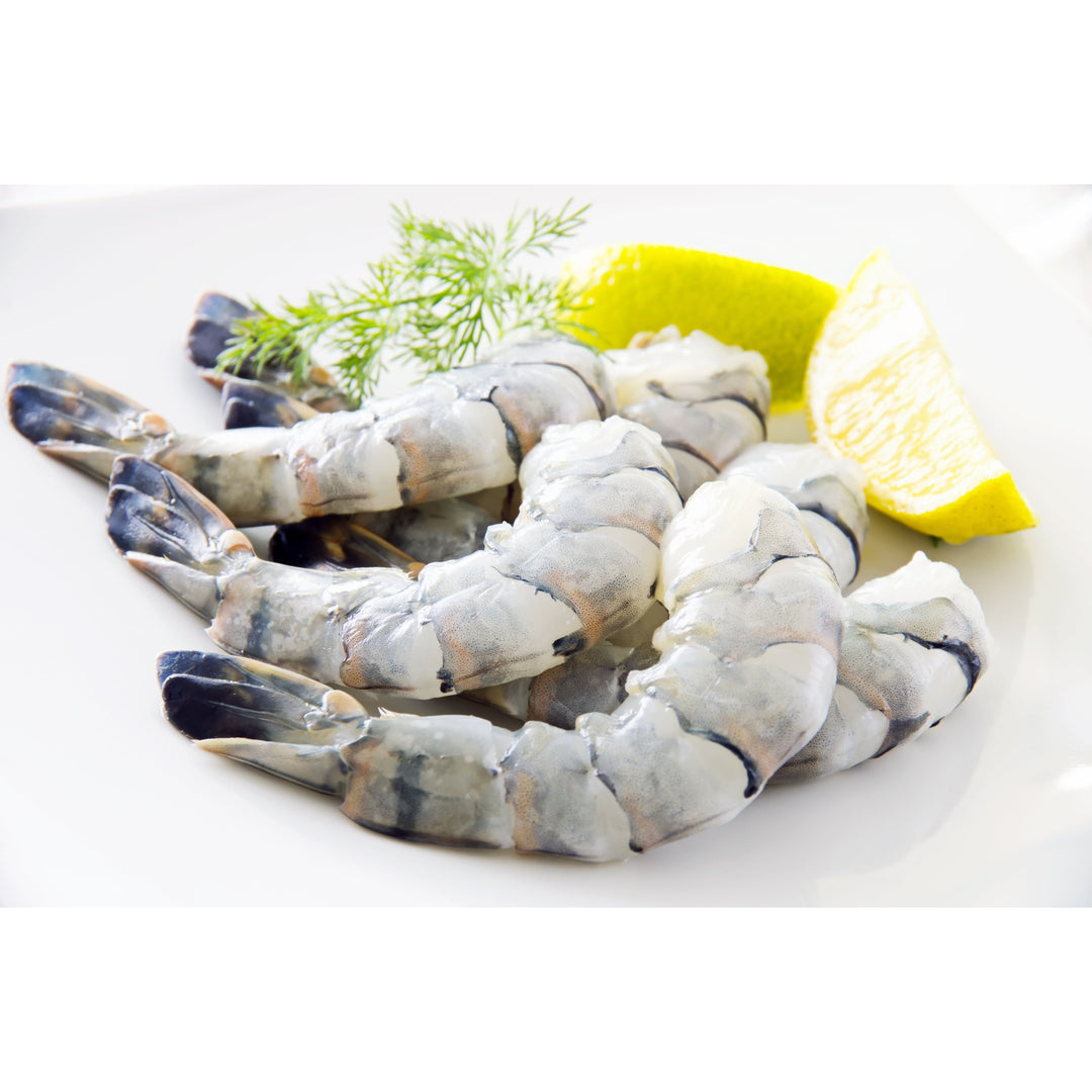 Camarón Tigre Negro Gigante U8 y U12 - 1 lb.