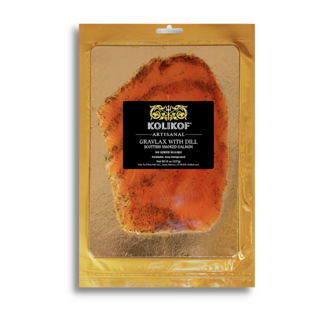 Salmón Ahumado Con Eneldo (Gravlax)