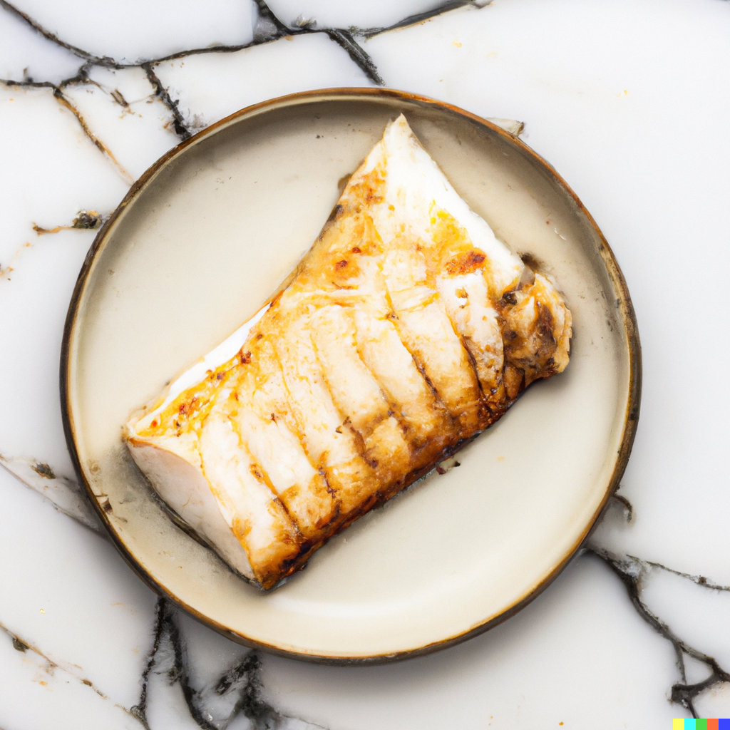 Filete De Fletán Salvaje De Alaska