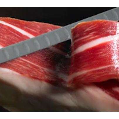 Montaraz Pata Negra - Jamón de Bellota 100% Ibérico Curado en Seco (Plato Precortado de 2.5oz)