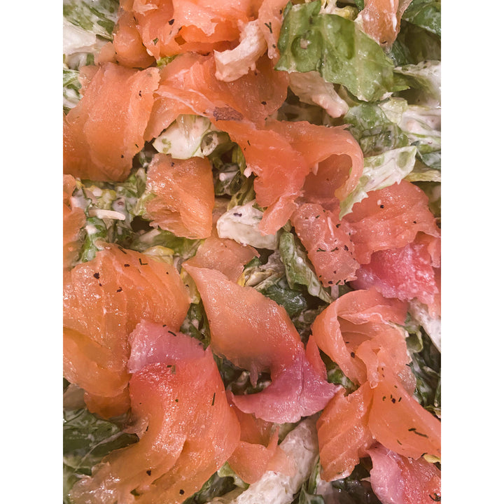 Salmón Ahumado con Pimienta Limón (Gravlax)
